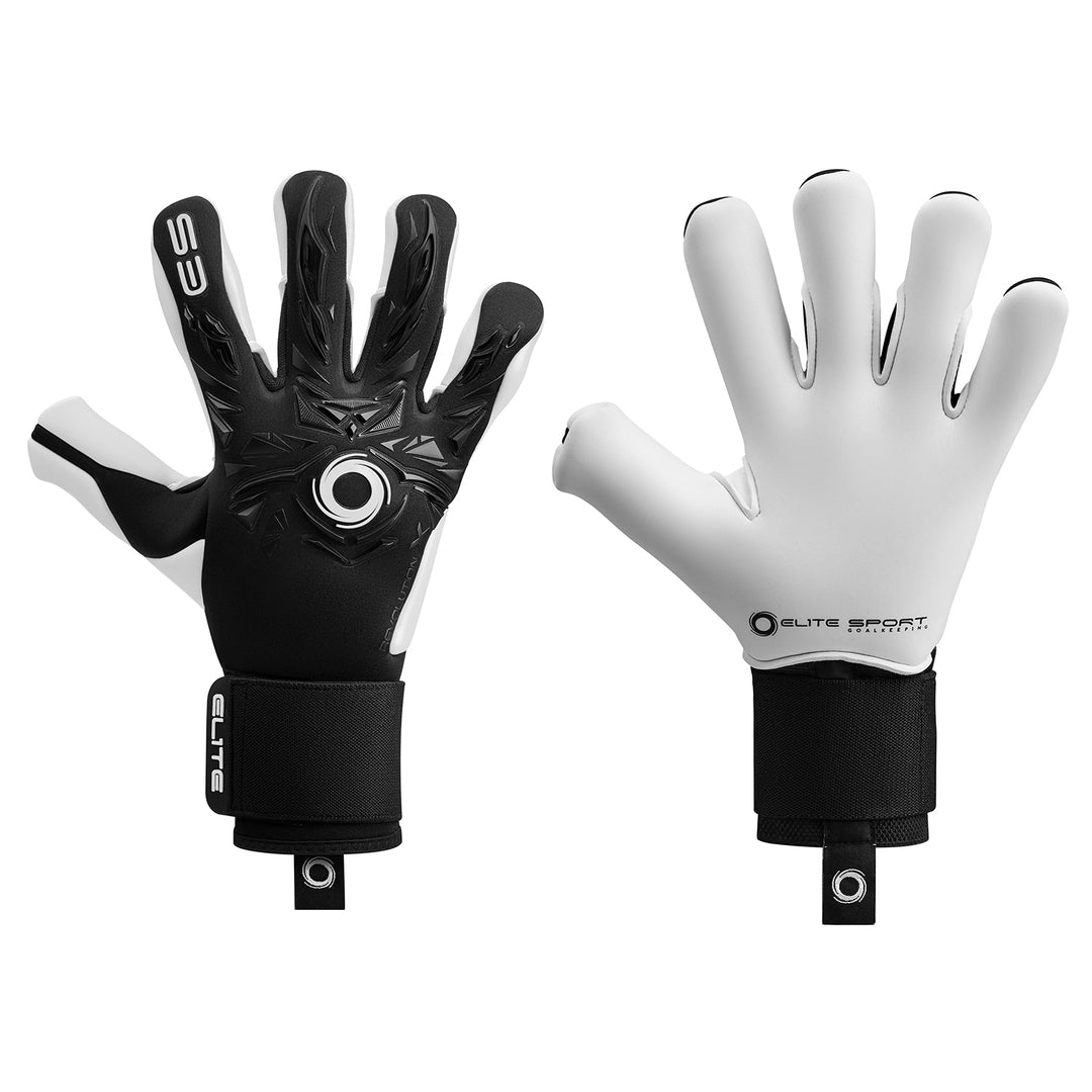 Elite Sport Revolution X Combi Black Goalkeeper Gloves