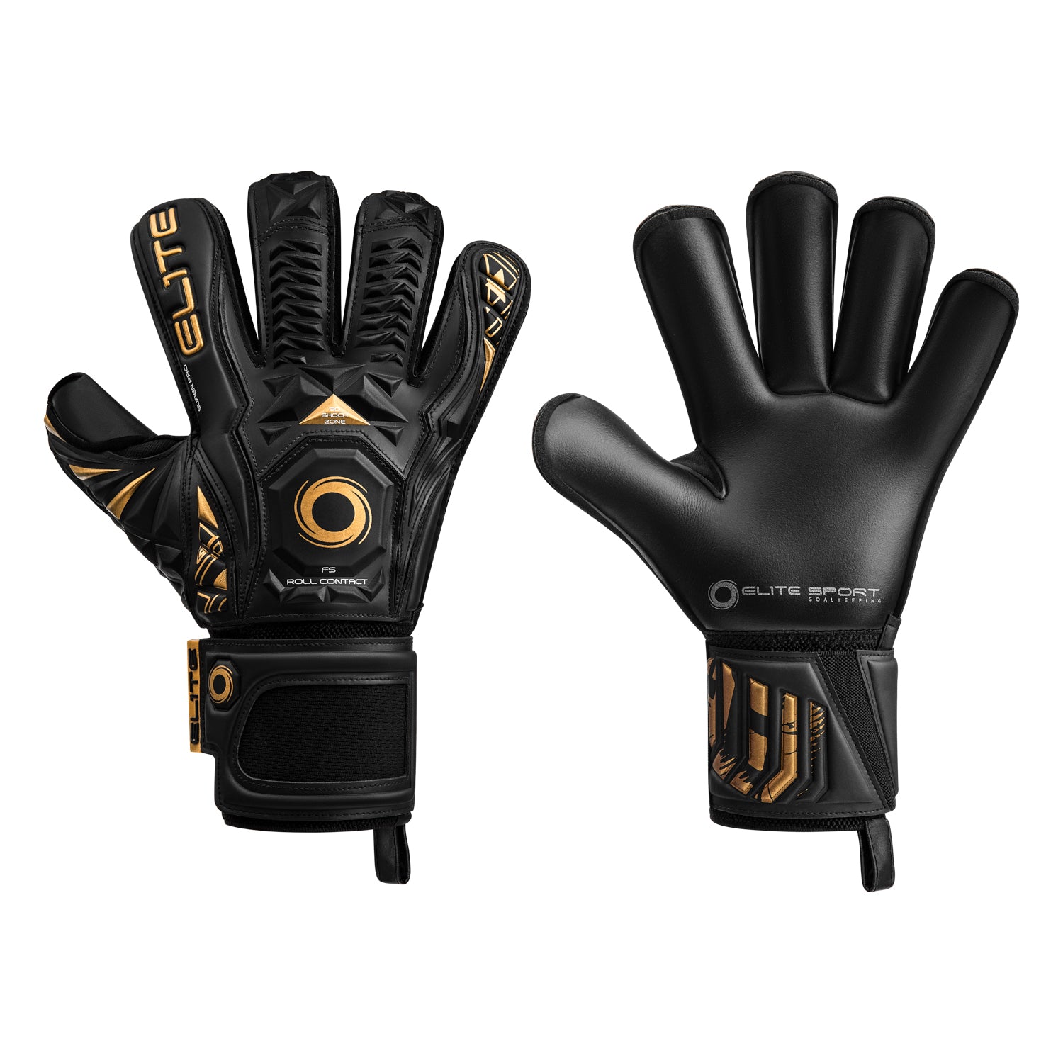Elite Sport Black Real Goalkeeper Gloves