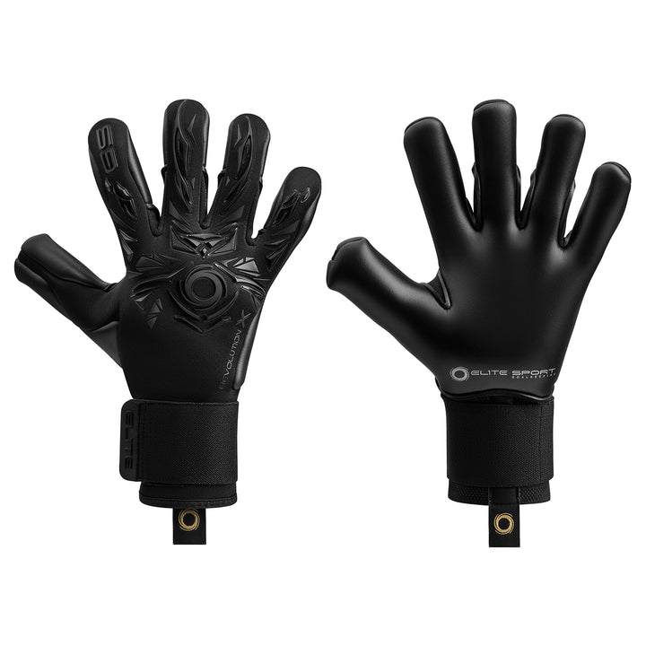 Elite Sport Revolution X Black Goalkeeper Gloves
