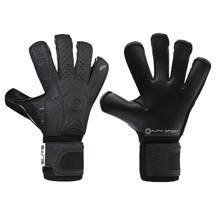 Elite Sport Black Solo Goalkeeper Gloves